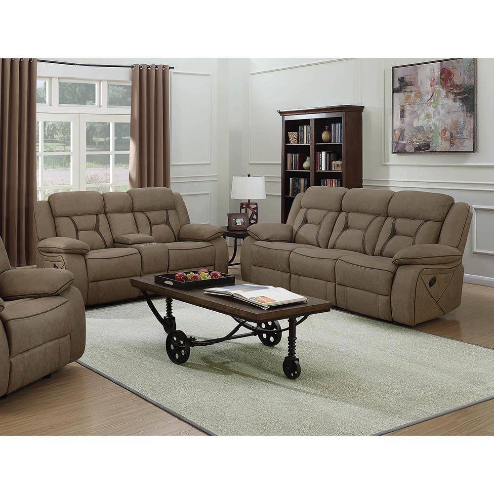 Higgins Upholstered Tufted Living Room Set. Picture 1