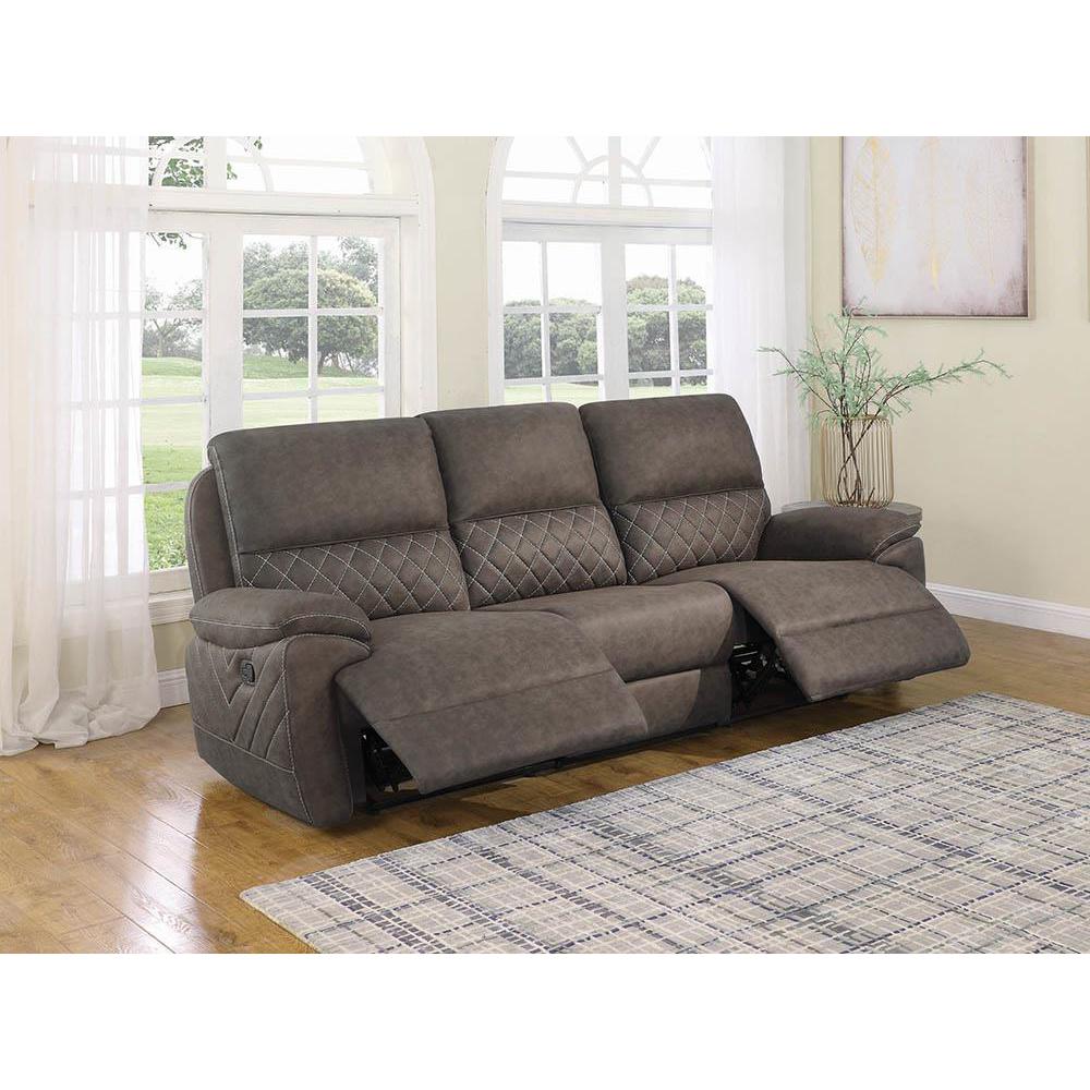 Variel Upholstered Tufted Motion Sofa. Picture 3