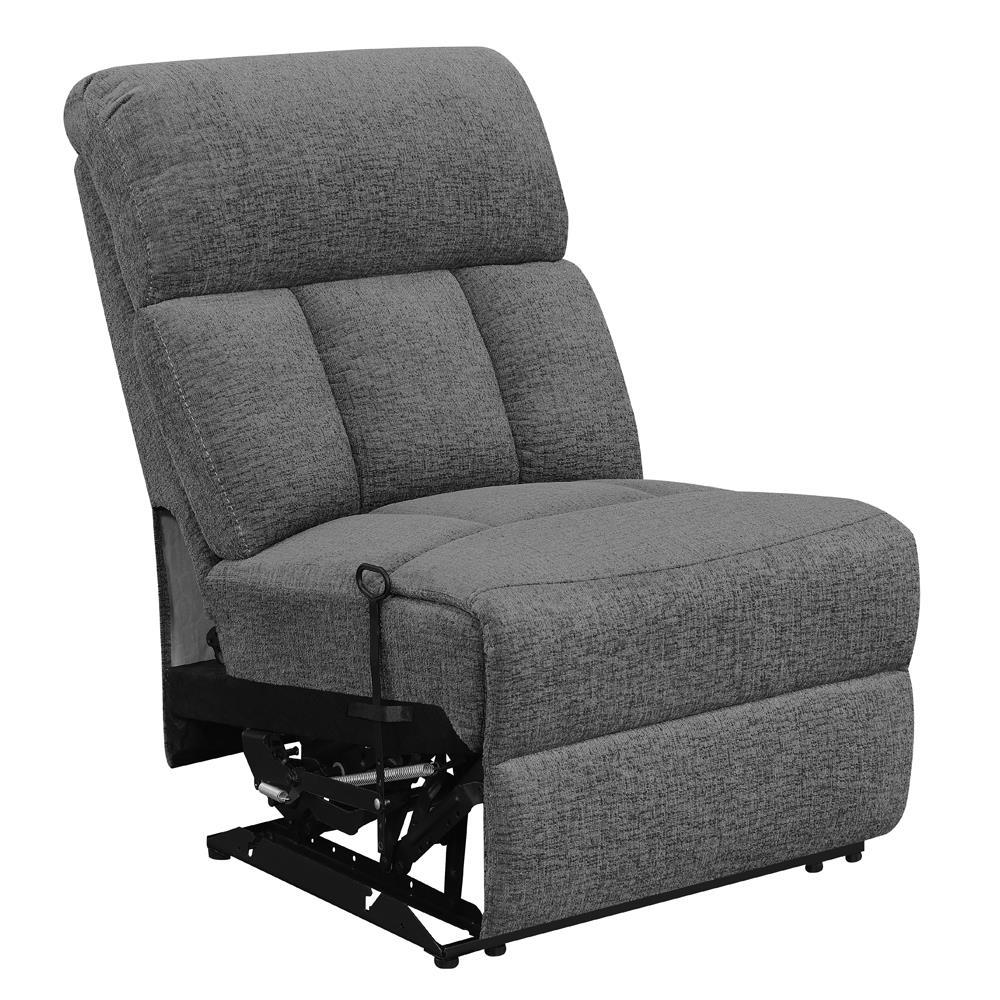 Modern/Contemporary Armless Recliner. Picture 1
