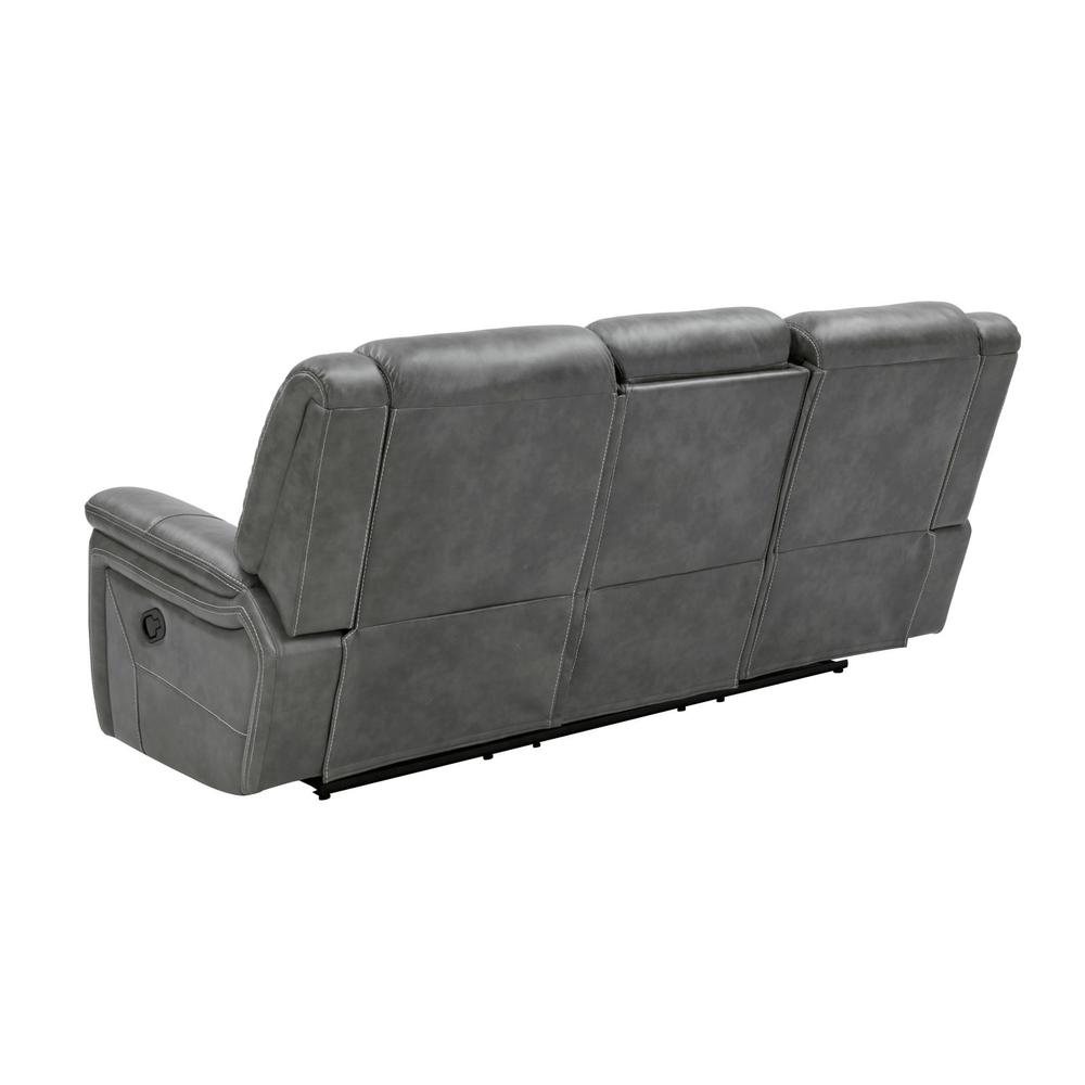 Conrad Upholstered Motion Sofa Cool Grey. Picture 4