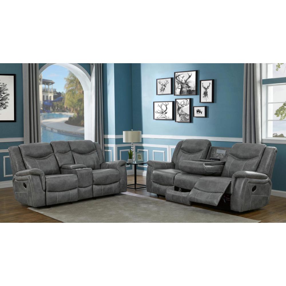 Conrad 2-piece Living Room Set Grey. Picture 1