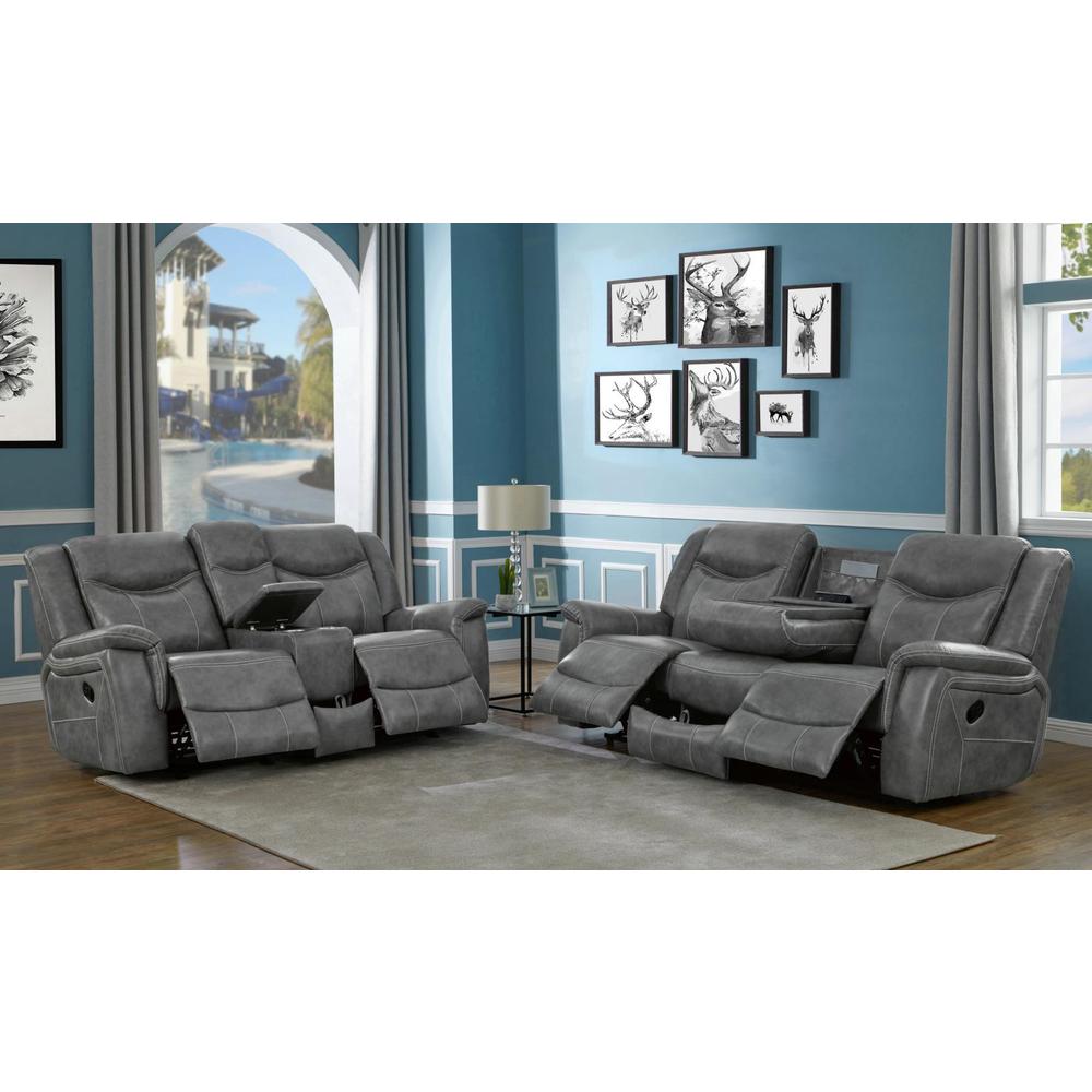 Conrad 2-piece Living Room Set Grey. Picture 2