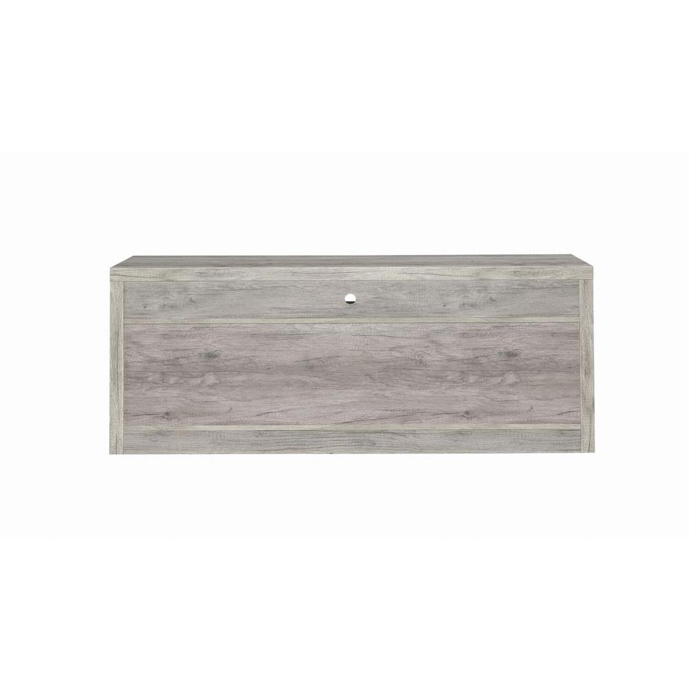 Burke 2-drawer TV Console Grey Driftwood. Picture 5