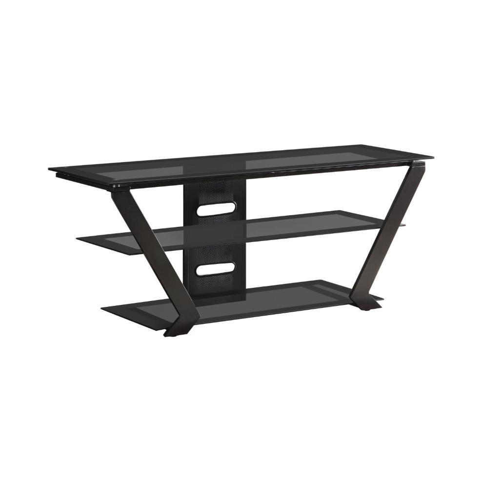 Donlyn 2-tier TV Console Black. Picture 1