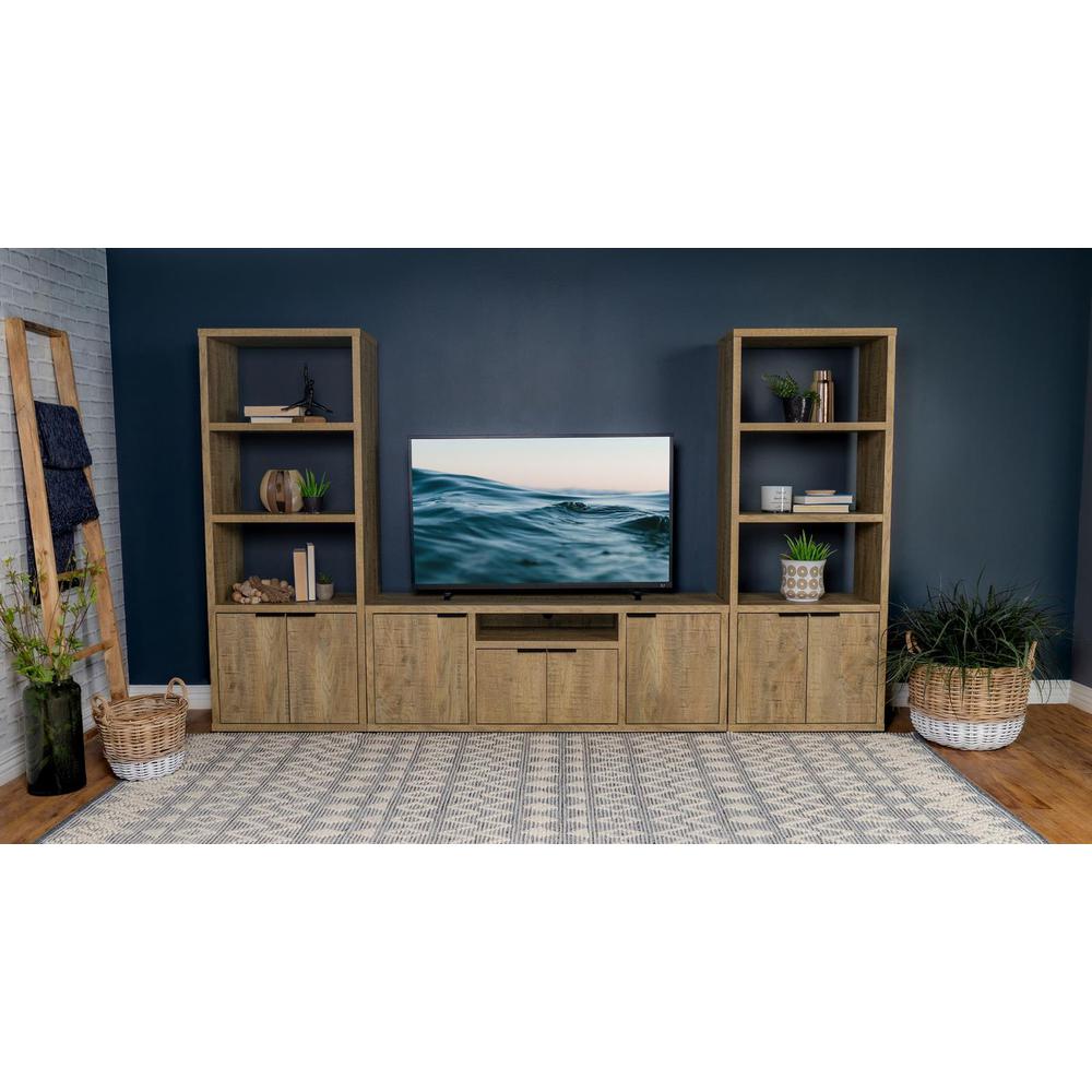 Tabby 3-piece Entertainment Center With 60" TV Stand Mango. Picture 13