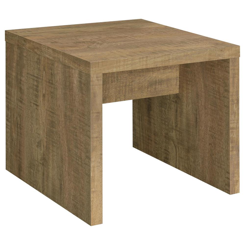 Lynette Square Engineered Wood End Table Mango. Picture 7