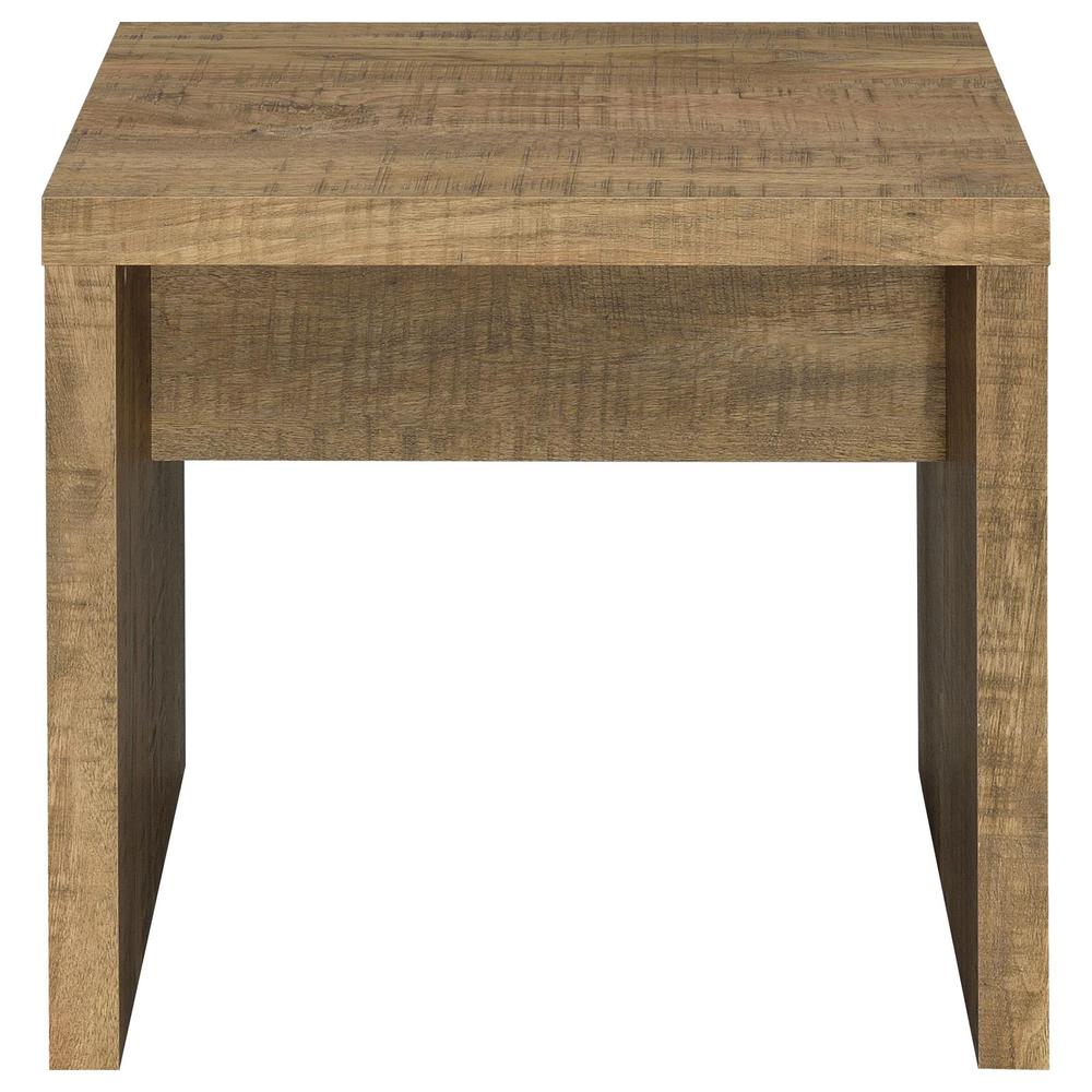 Lynette Square Engineered Wood End Table Mango. Picture 1