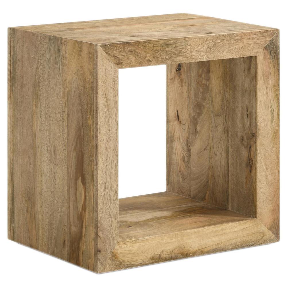 Benton Rectangular Solid Wood End Table Natural. Picture 2