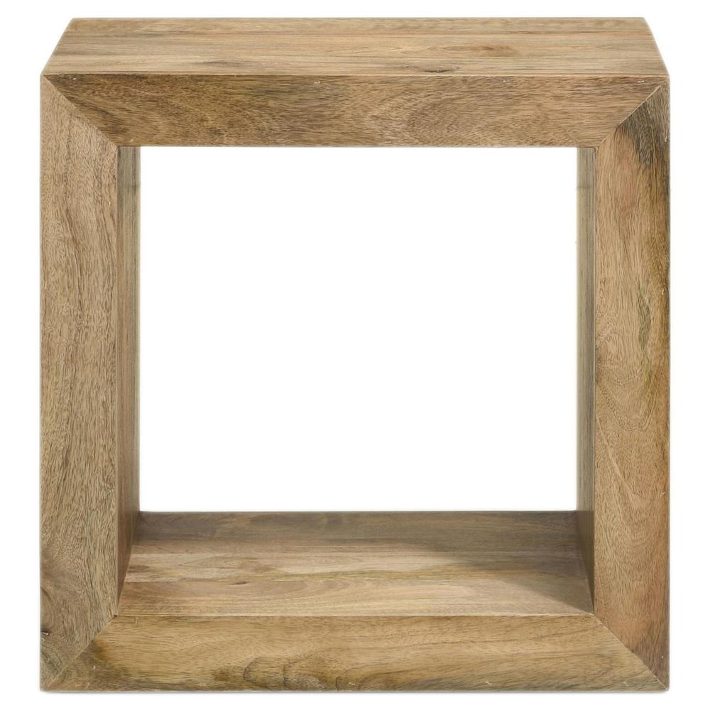 Benton Rectangular Solid Wood End Table Natural. Picture 1