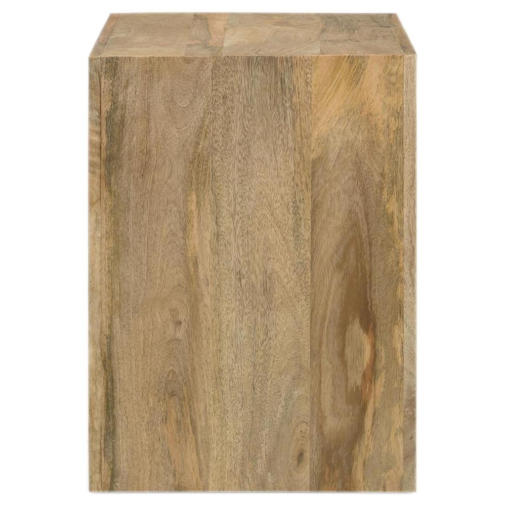 Benton Rectangular Solid Wood End Table Natural. Picture 3
