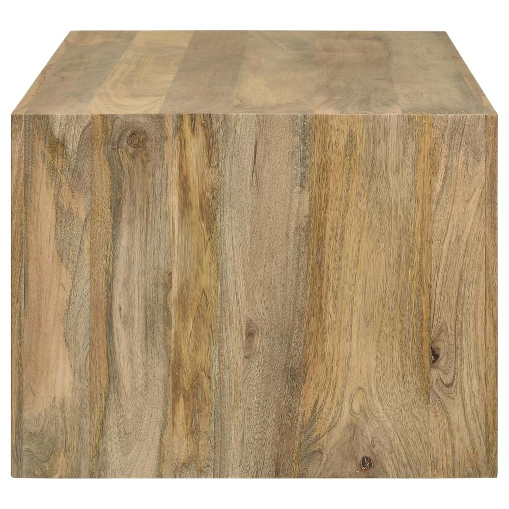 Benton Rectangular Solid Wood Coffee Table Natural. Picture 3