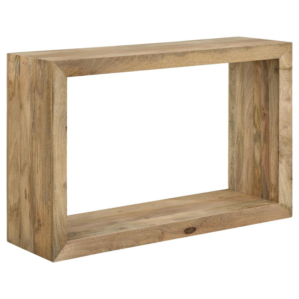 Benton Rectangular Solid Wood Sofa Table Natural. Picture 1