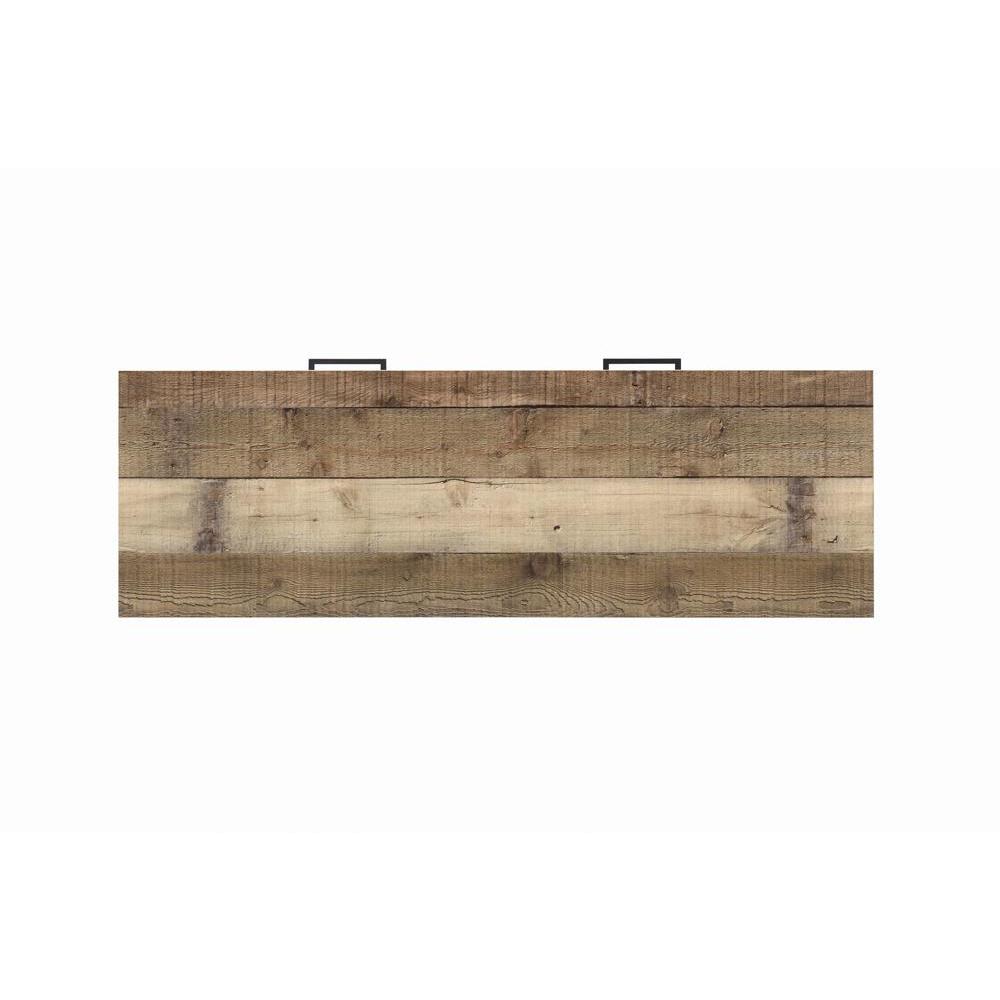 Ruston 48" 2-drawer TV Console Weathered Pine. Picture 10