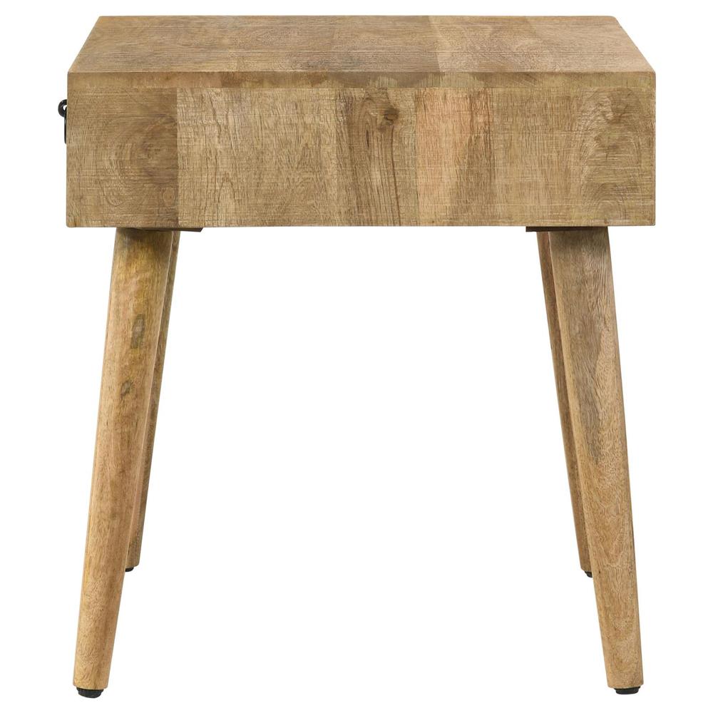 Zabel Square 1-drawer End Table Natural. Picture 7