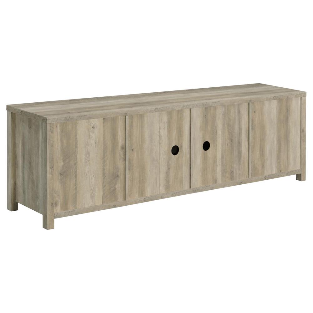Madra Rectangular TV Console with 2 Sliding Doors. Picture 9