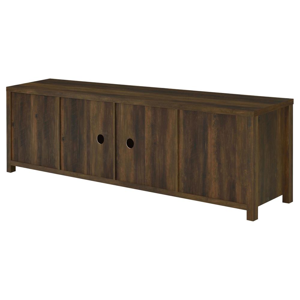 Madra Rectangular TV Console with 2 Sliding Doors. Picture 10