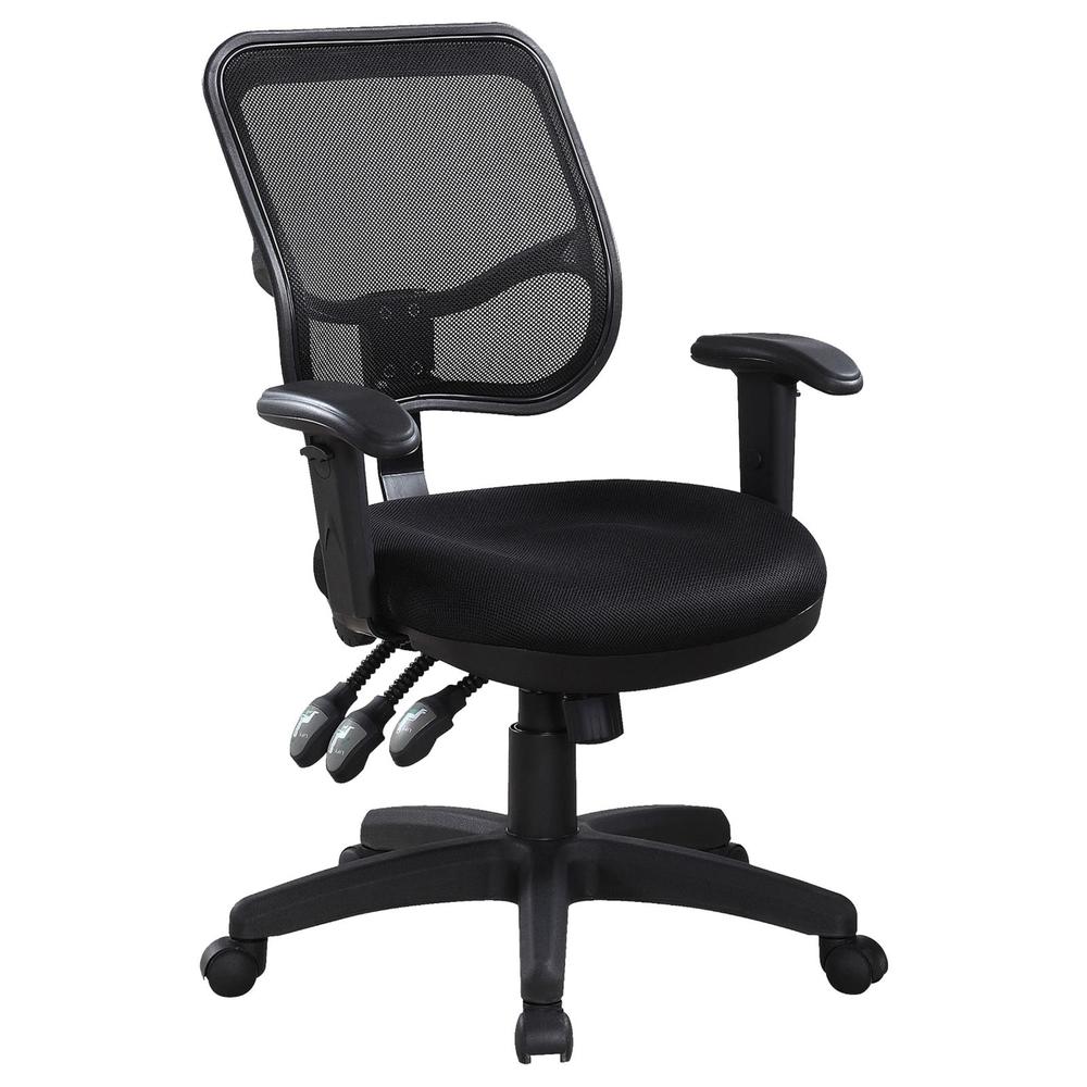 Rollo Adjustable Height Office Chair Black. Picture 2