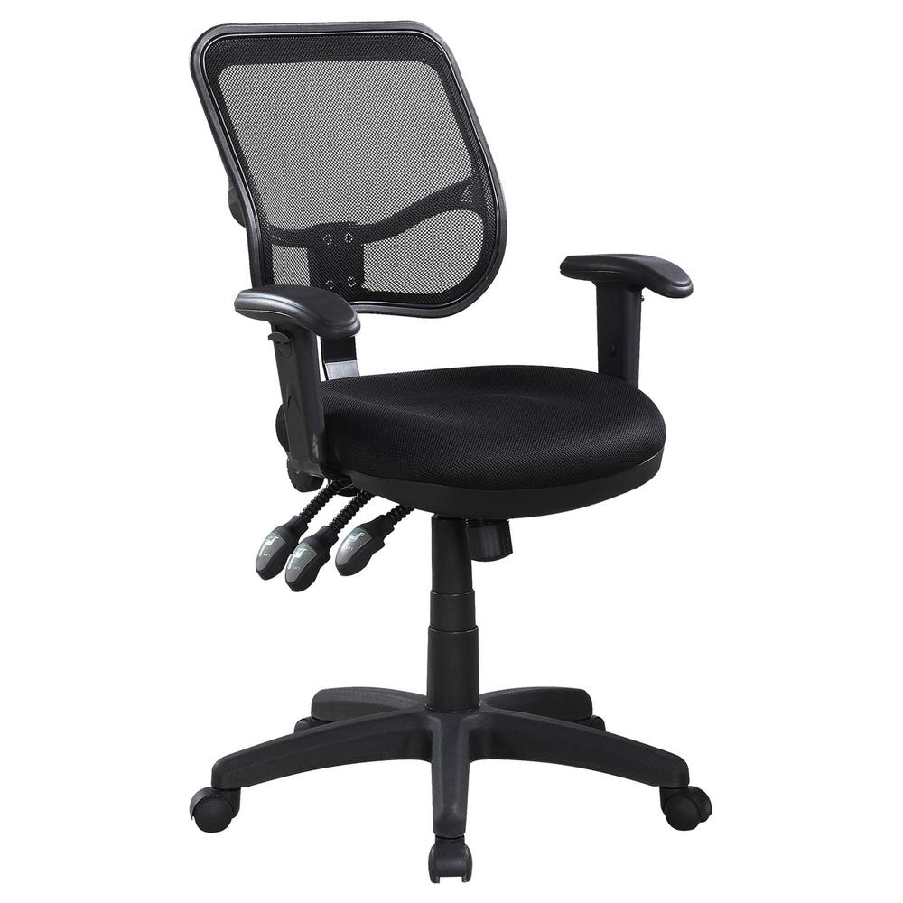Rollo Adjustable Height Office Chair Black. Picture 3