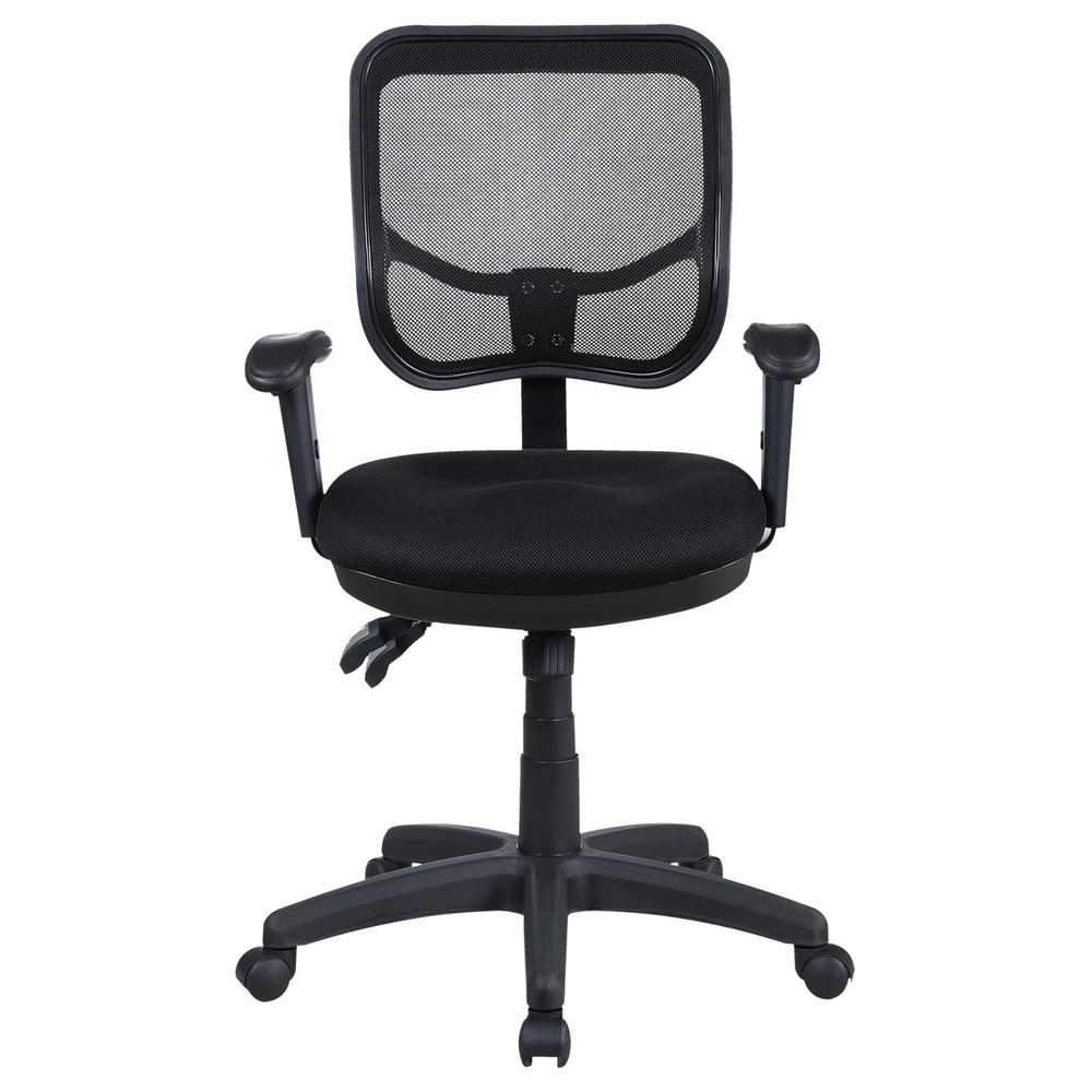 Rollo Adjustable Height Office Chair Black. Picture 4