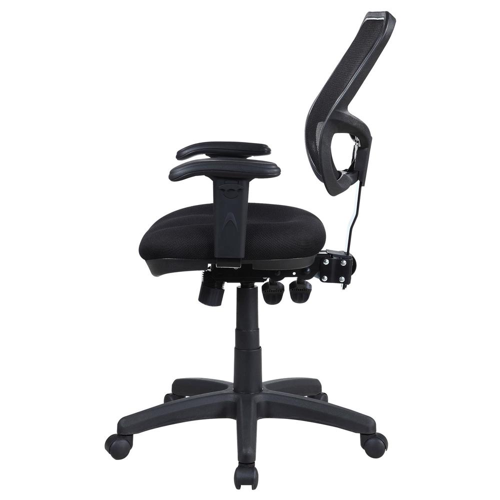 Rollo Adjustable Height Office Chair Black. Picture 5
