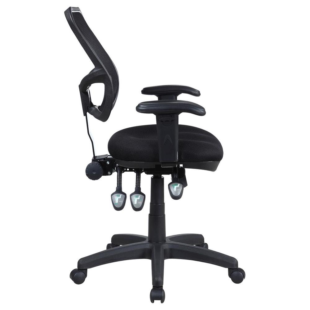 Rollo Adjustable Height Office Chair Black. Picture 7