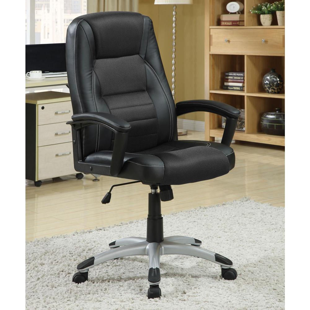 Dione Adjustable Height Office Chair Black. Picture 1