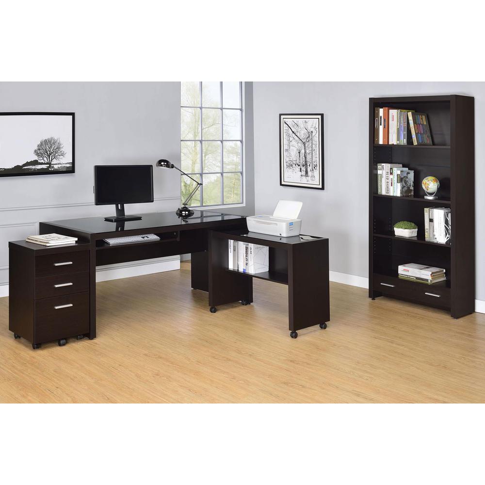 Skeena 3-piece Home Office Set Cappuccino. Picture 18
