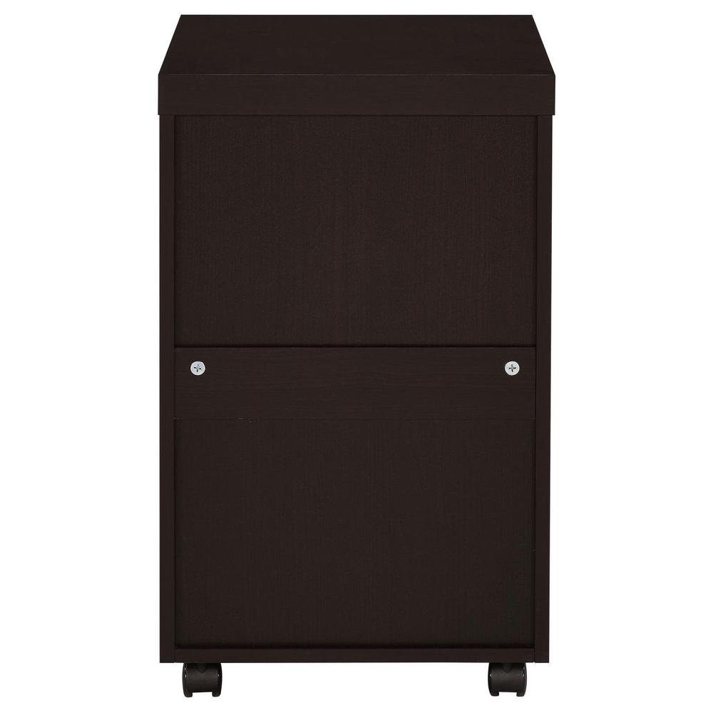 Skeena 3-drawer Mobile Storage Cabinet Cappuccino. Picture 8