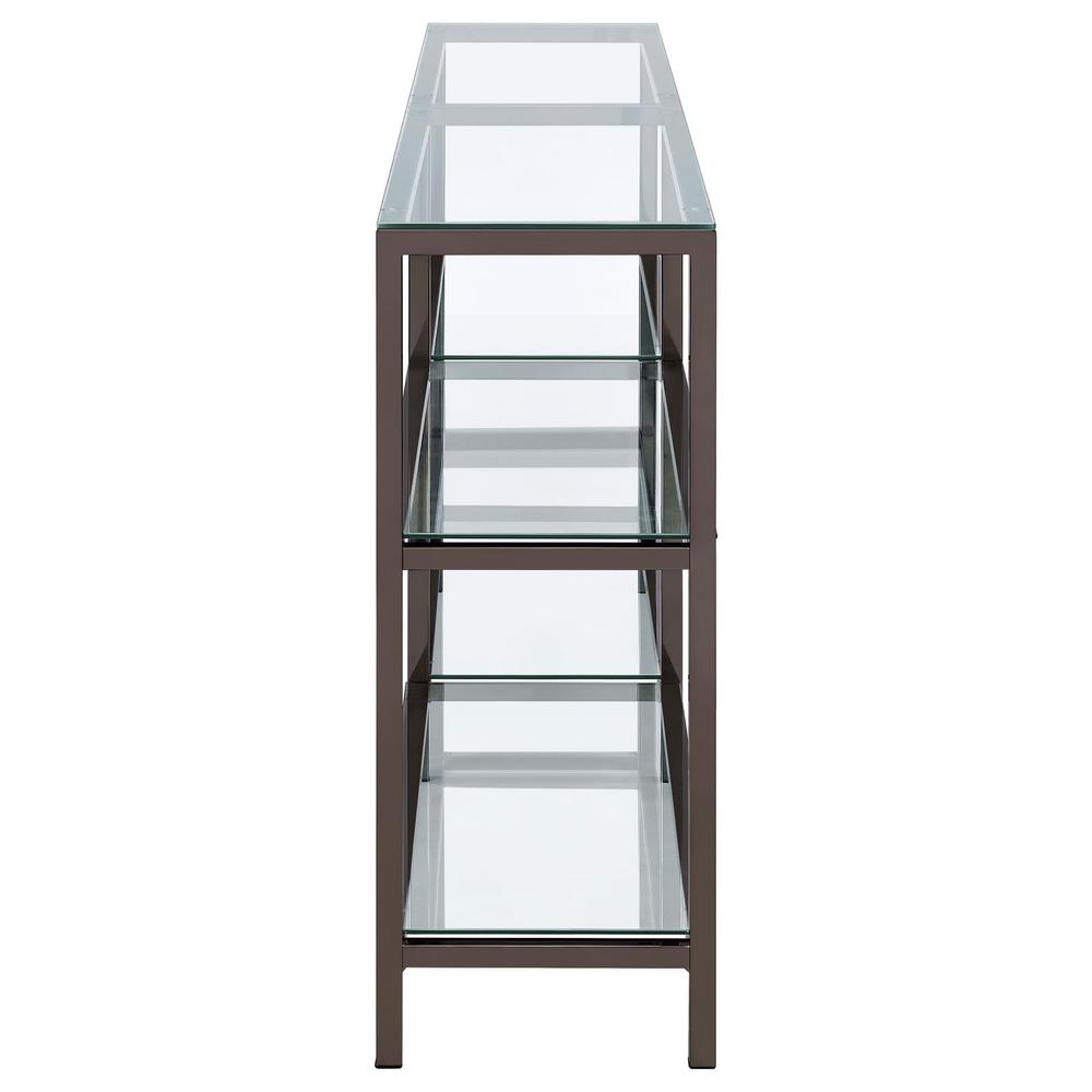 Kate 2-tier Bookcase Black Nickel. Picture 5