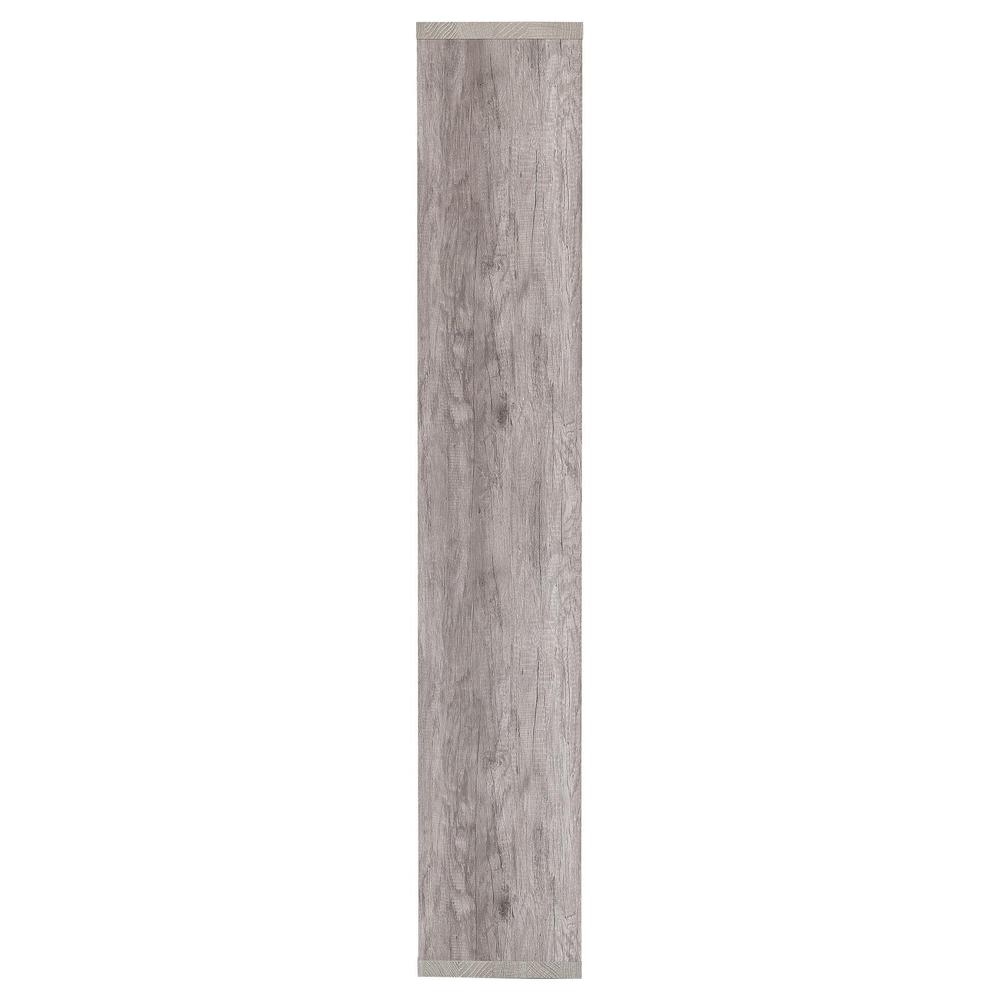 Theo 10-shelf Bookcase Grey Driftwood. Picture 5