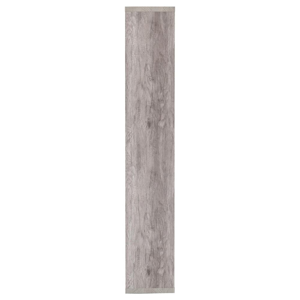 Theo 10-shelf Bookcase Grey Driftwood. Picture 9