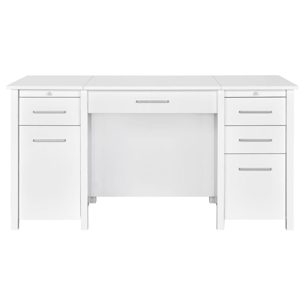 Dylan 4-drawer Lift Top Office Desk. Picture 5
