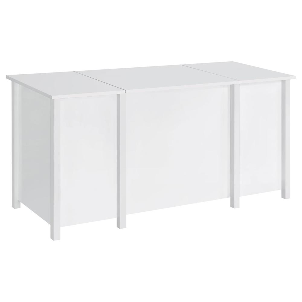 Dylan 4-drawer Lift Top Office Desk. Picture 8
