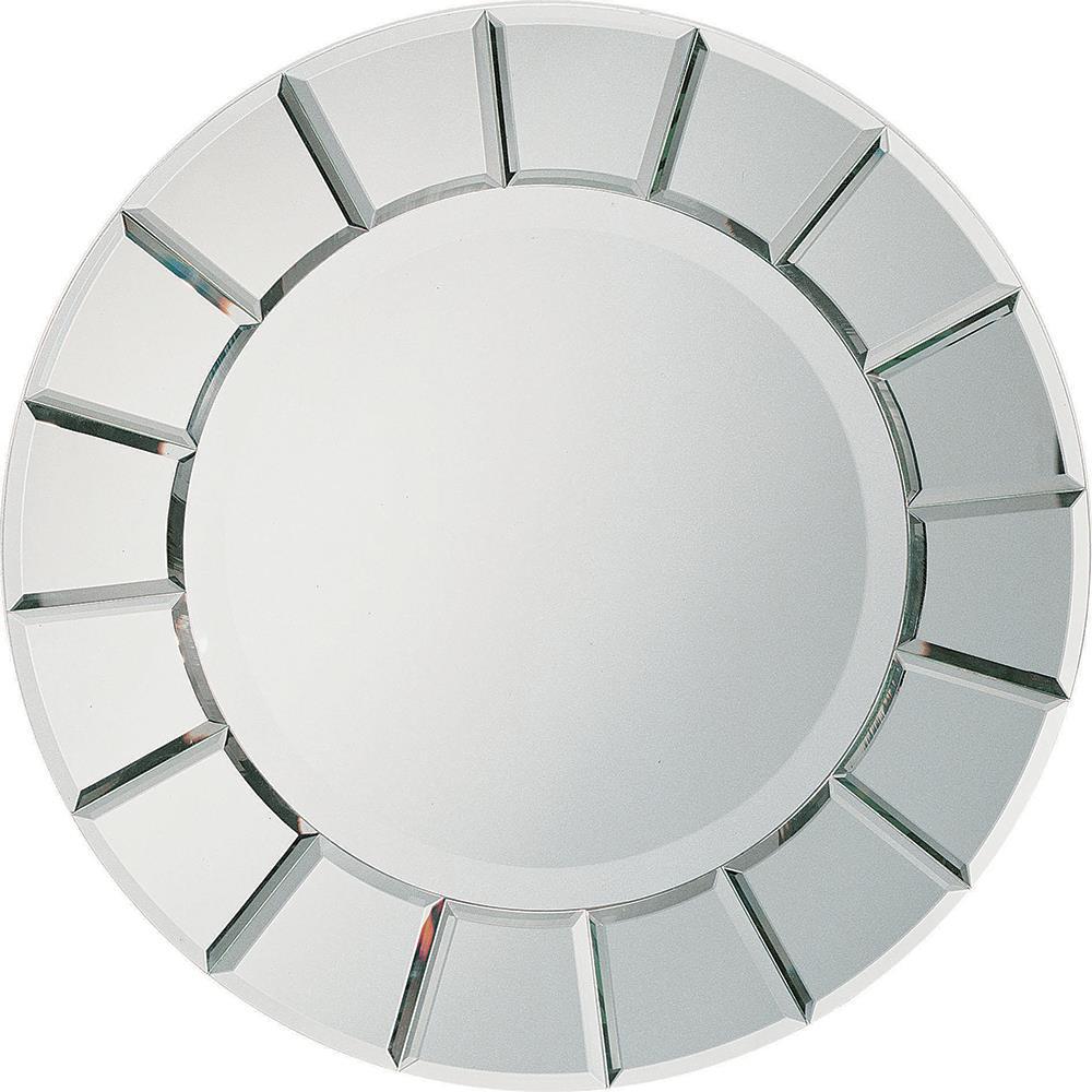 Fez Round Sun-shaped Mirror Silver. Picture 1