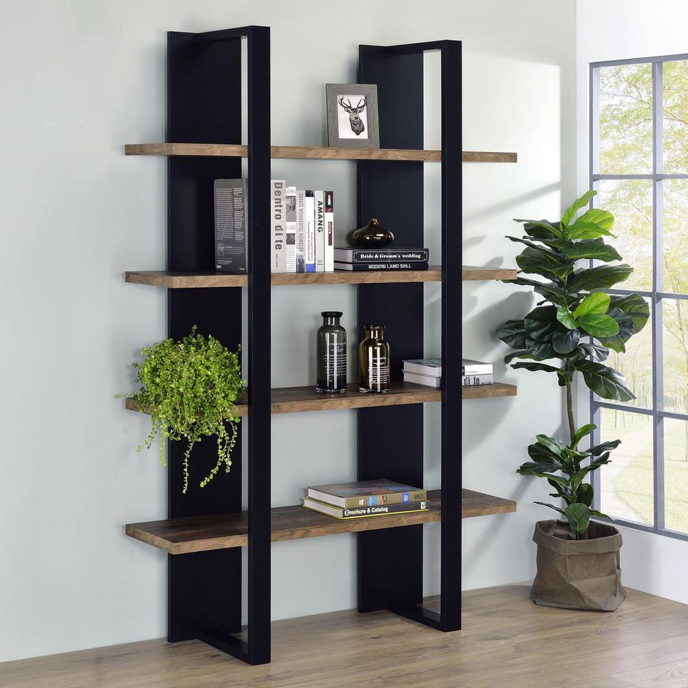 Danbrook Bookcase with 4 Full-length Shelves. Picture 1