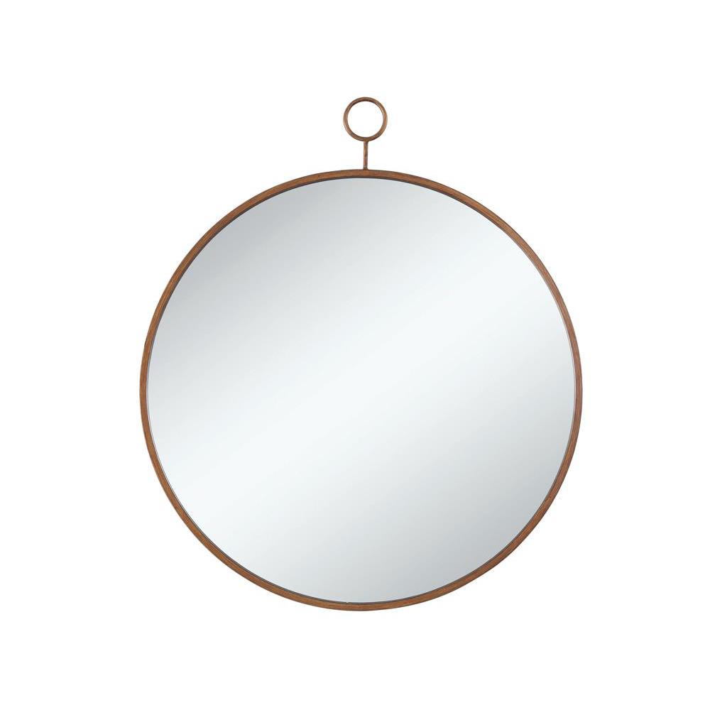 Eulaina Round Mirror Gold. Picture 1