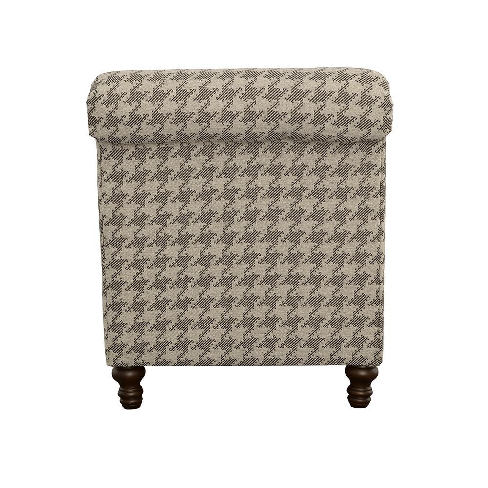 Glenn Upholstered Accent Chair Grey. Picture 6