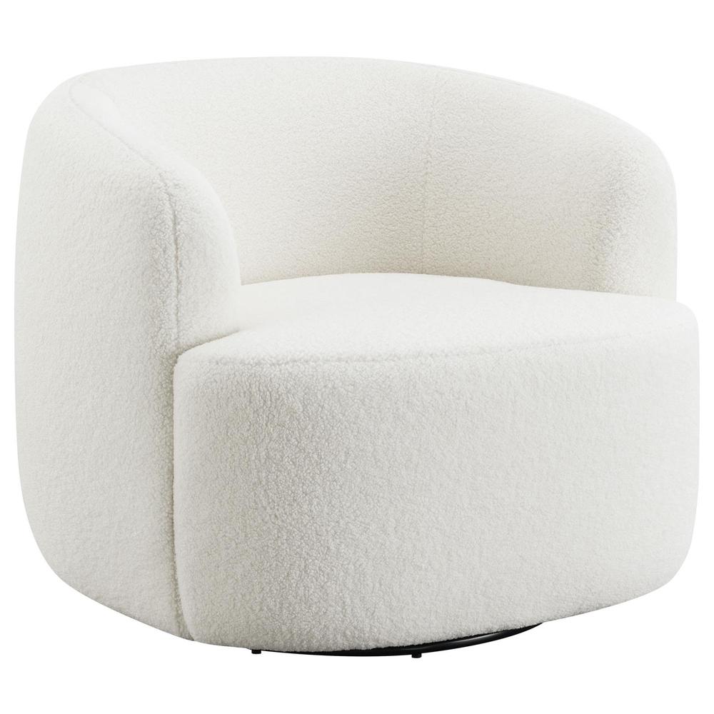 Hudson Upholstered Swivel Chair Natural. Picture 2