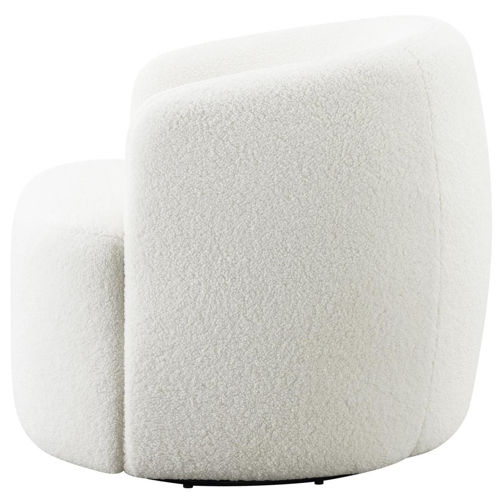 Hudson Upholstered Swivel Chair Natural. Picture 5
