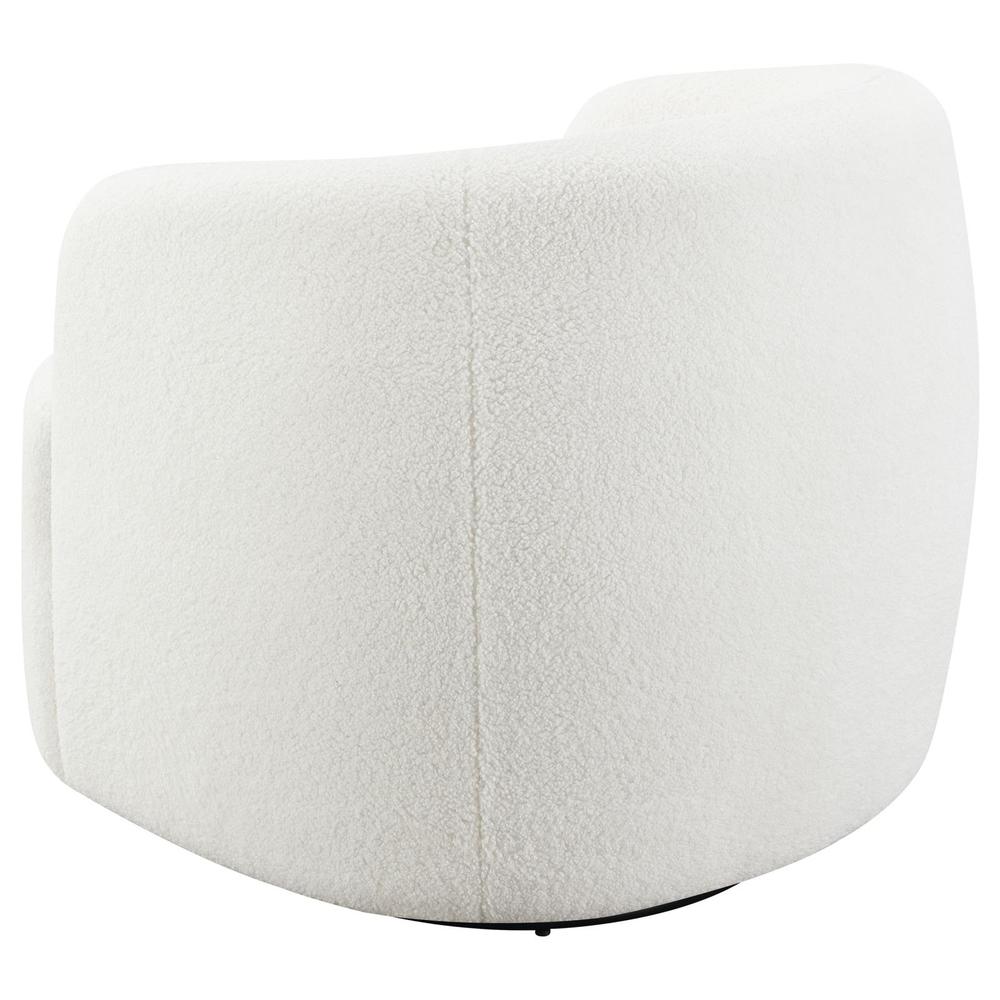Hudson Upholstered Swivel Chair Natural. Picture 6