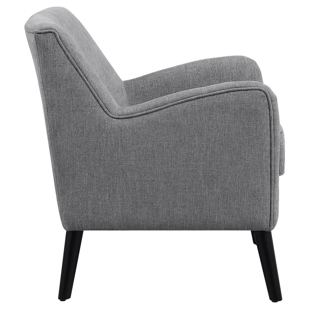 Charlie Upholstered Accent Chair with Reversible Seat Cushion. Picture 8