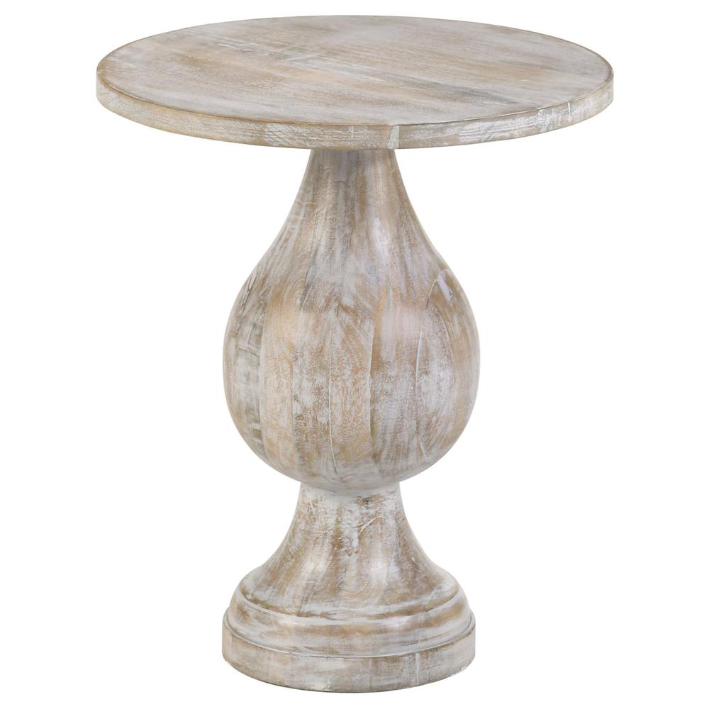 Dianella Round Pedestal Accent Table. Picture 3