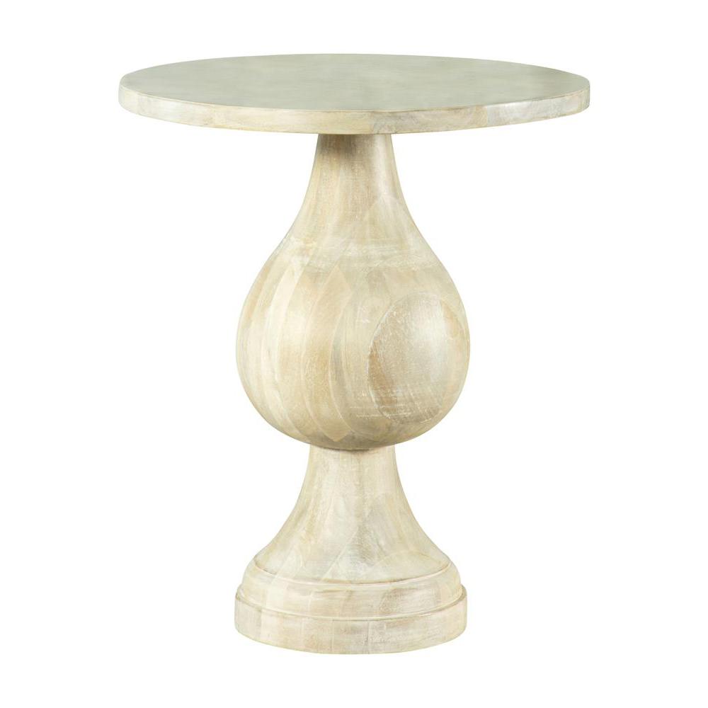 Dianella Round Pedestal Accent Table. Picture 5