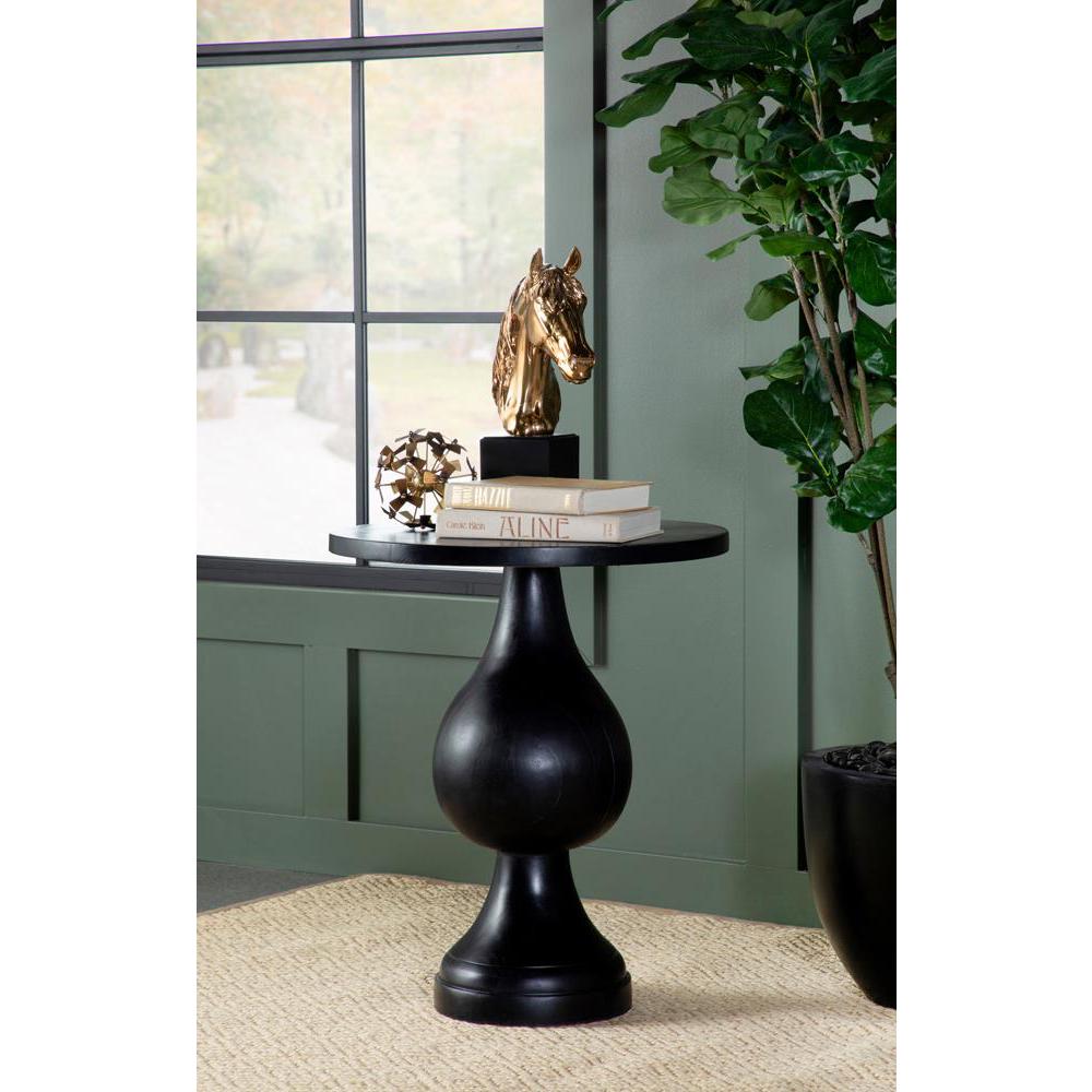 Dianella Round Pedestal Accent Table. Picture 1