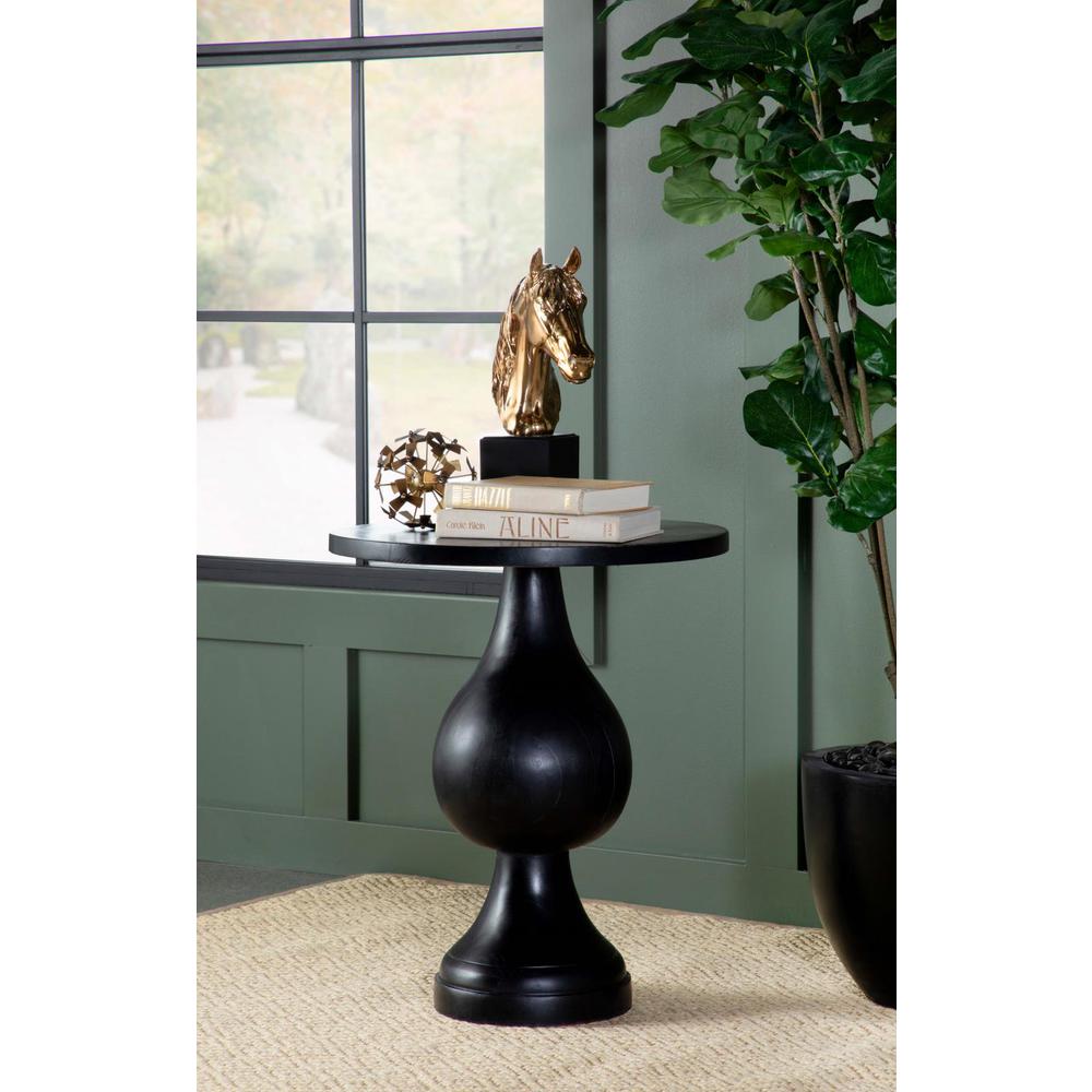 Dianella Round Pedestal Accent Table. Picture 2