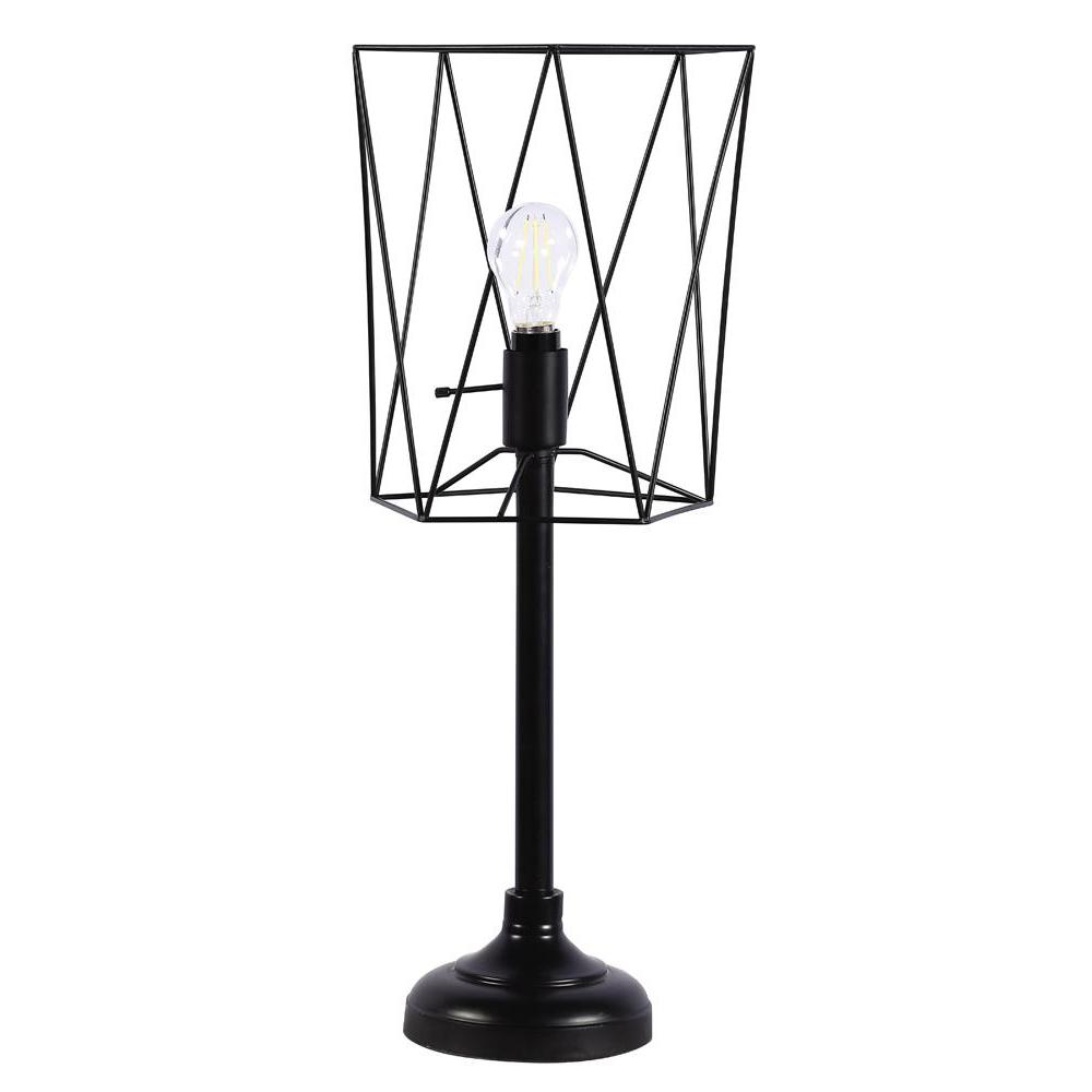 Mayfield Metal Slender Torch Table Lamp Black. Picture 1