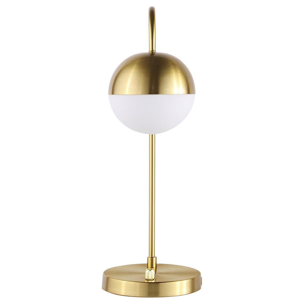 Merrick Round Arched Table Lamp Gold. Picture 3