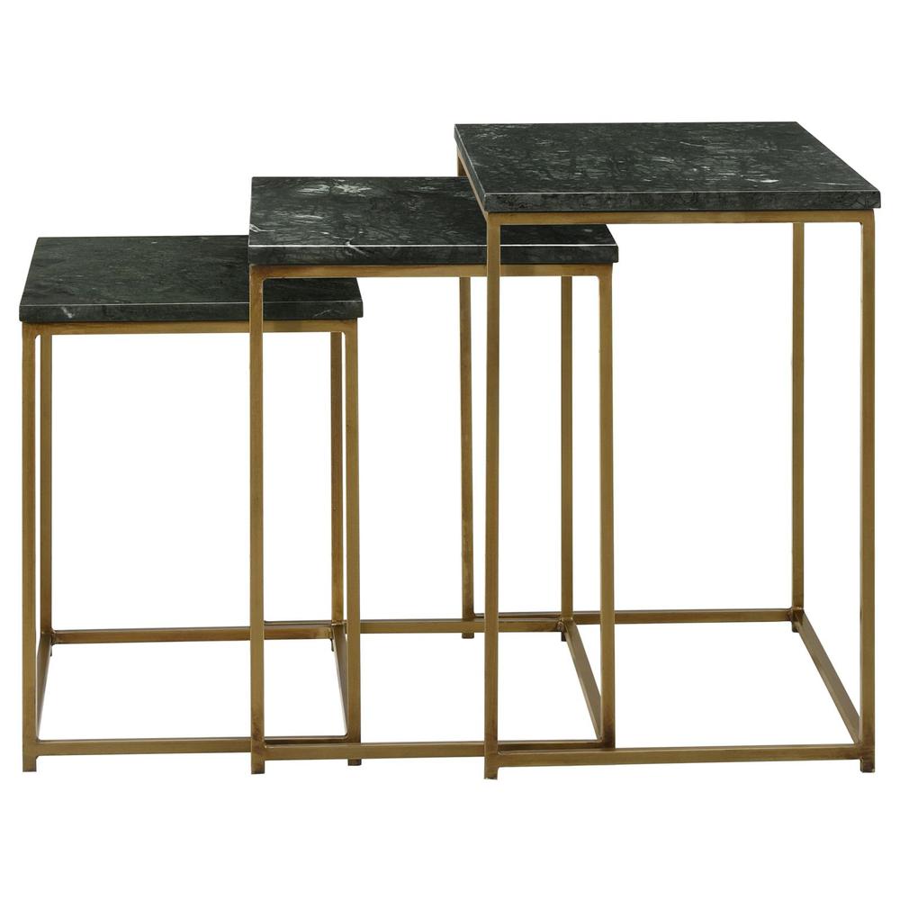 Medora 3-piece Nesting Table with Marble Top. Picture 7