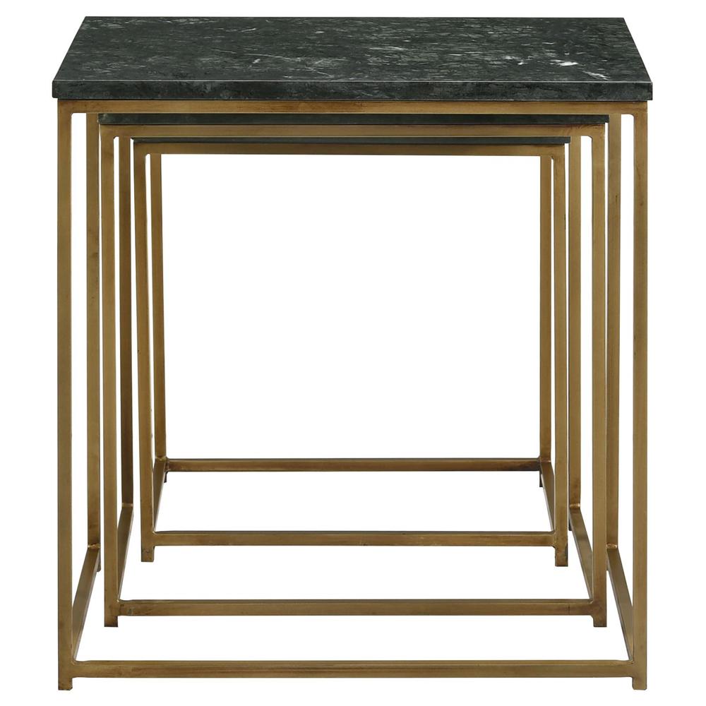 Medora 3-piece Nesting Table with Marble Top. Picture 8
