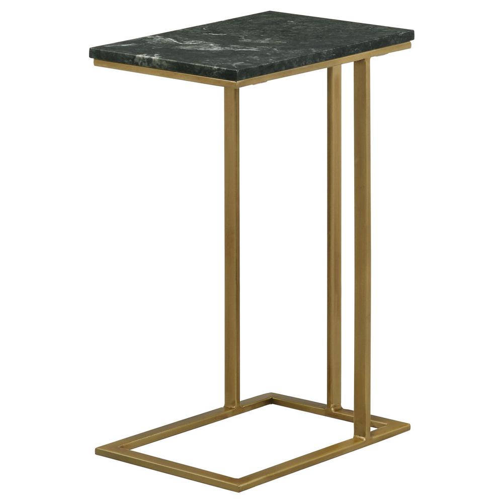 Vicente Accent Table with Marble Top Grey. Picture 6